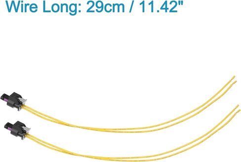 uxcell 1 Set Side Marker Light Pigtail Connector Wires No.68213844AD/68213845AD for Chrysler 300 2015-2022 in Saudi Arabia