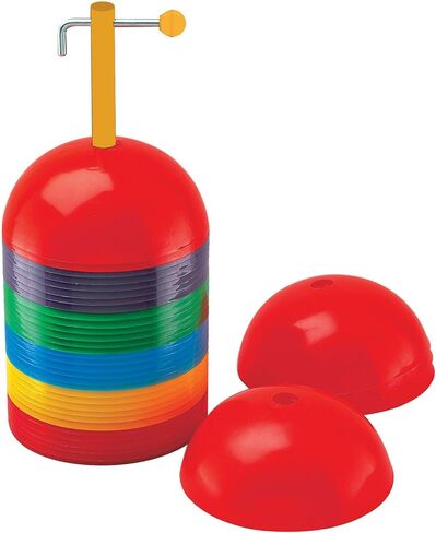 طقم مخروطي ذو قبة ناعمة من شامبيون سبورتس لألعاب القوى والتباعد الاجتماعي، ألوان متنوعة، أرجواني in Kuwait