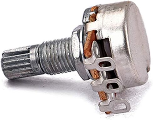 Artibetter 10pcs A50k Bass Pots Potentiometer Long Knurled Split Shaft Audio Taper Low Friction for Guitar Bass Parts Full Size in Saudi Arabia
