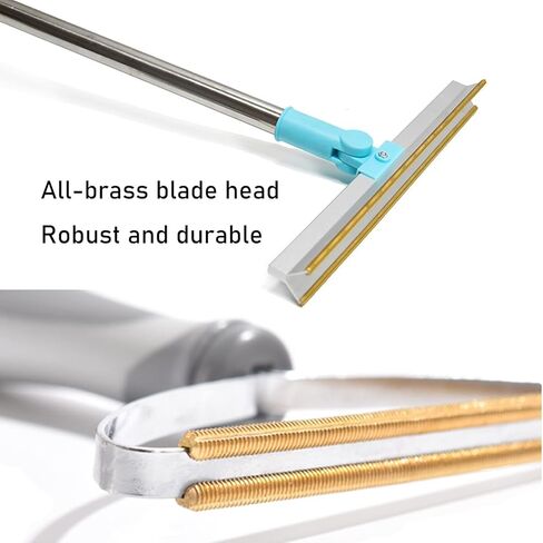 Dog Hair Remover, Carpet Rake, 55" Long Handle Cat Hair Broom, Etra&Pro Pet Hair Remover Set Large Carpet Rake Pet Hair Remover for Rugs Sofa Coat in Kuwait