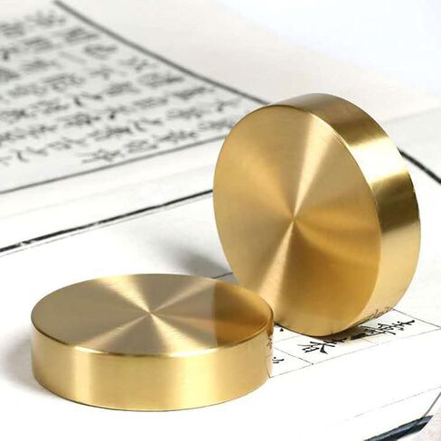 1pc Paperweight Glass Dome Magnifier Paper Weights Calligraphy Accessory Calligraphy Tools Chinese Writing Magnifying Glass Paper Flat Chinese Calligraphy Paperweight in Saudi Arabia
