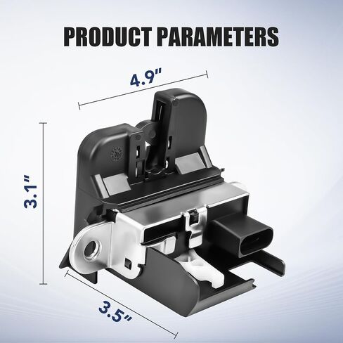 Rear Back Hatch Trunk Boot Lid Door Latch Tailgate Lock Liftgate Actuator Motor for 2010 2011 2012 2013 2014 Volkswagen Jetta Sportwagen | VW Tiguan 2008 2009 2010 2011 2012 2013 2014 15 16 17 in Saudi Arabia