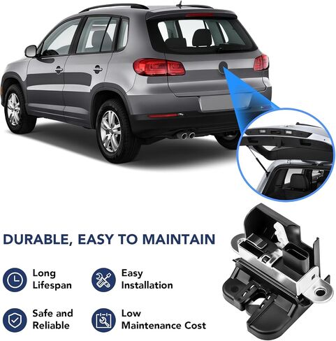 Rear Back Hatch Trunk Boot Lid Door Latch Tailgate Lock Liftgate Actuator Motor for 2010 2011 2012 2013 2014 Volkswagen Jetta Sportwagen | VW Tiguan 2008 2009 2010 2011 2012 2013 2014 15 16 17 in Saudi Arabia