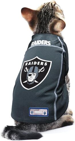 Littlearth للجنسين للبالغين من الدوري الوطني لكرة القدم الأمريكية Oakland Raiders Basic Pet Jersey، لون الفريق، متوسط in Saudi Arabia