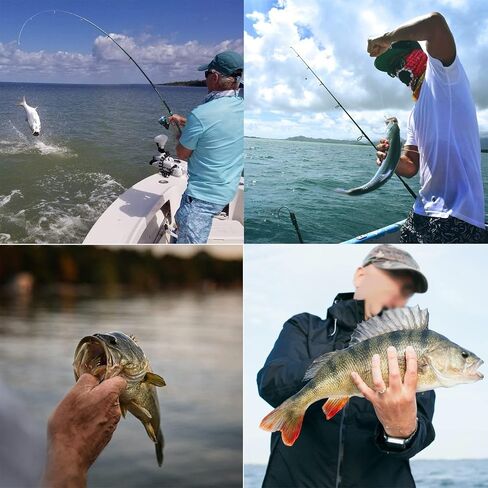 Fishing Lures Gag Gift for Men, White Elephant Gift Father's Day Angler Fishermen Metal Luminous Long Casting Sequin Spoons Lures for Bass in Saudi Arabia