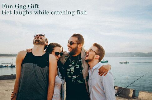 Fishing Lures Gag Gift for Men, White Elephant Gift Father's Day Angler Fishermen Metal Luminous Long Casting Sequin Spoons Lures for Bass in Saudi Arabia