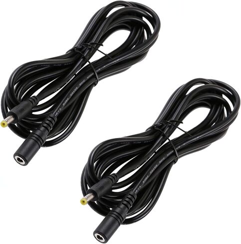 2 Pack DC 4.0mm Female to Male Extension Cable, LeTaoXing 4.0mmx1.7mm Plug DC Power Cord 3 Meters for Omron Healthcare Upper Arm Blood Pressure Monitor 5, 7,10 Series 10ft in Saudi Arabia