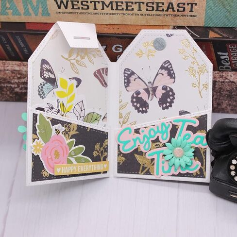 KSCRAFT Teabag Holder Tag Metal Cutting Dies Stencils for DIY Scrapbooking Decorative Embossing DIY Paper Card in Saudi Arabia