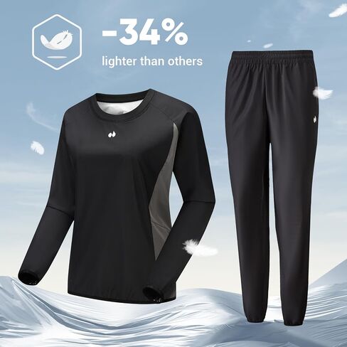 HOTSUIT Sauna Suit Women Durable Gym Exercise Workout Sauna Jacket Pants Sweat Suits in Saudi Arabia