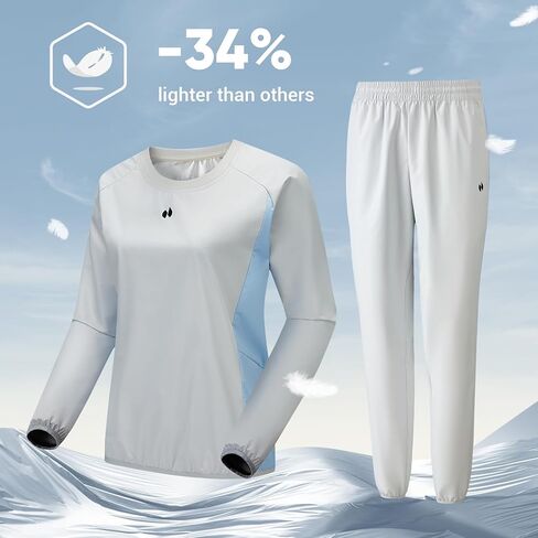 HOTSUIT Sauna Suit Women Durable Gym Exercise Workout Sauna Jacket Pants Sweat Suits in Kuwait