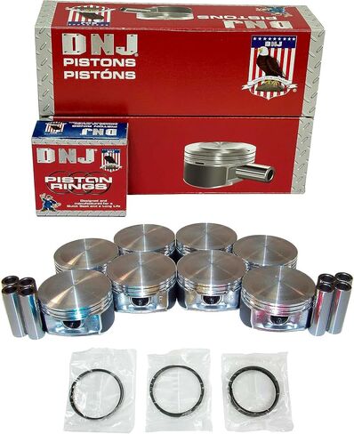 DNJ PRK1160 مجموعة المكبس والحلقة لـ 2003-2006 دودج رام 1500 V8 5.7L 345cid OHV 16V D مستنشق بشكل طبيعي in Saudi Arabia