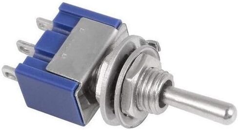 ESUPPORT On/Off Mini Miniature Toggle Switch Car Dash Dashboard SPST 2Pin Blue Pack of 10 in Saudi Arabia