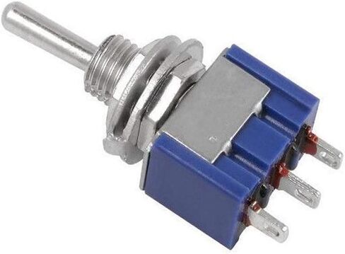 ESUPPORT On/Off Mini Miniature Toggle Switch Car Dash Dashboard SPST 2Pin Blue Pack of 10 in Saudi Arabia