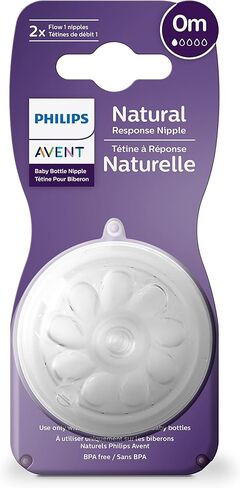 حلمة فيليبس افينت ذات الاستجابة الطبيعية، تدفق 1، قطعتين، SCY961/02 in Kuwait