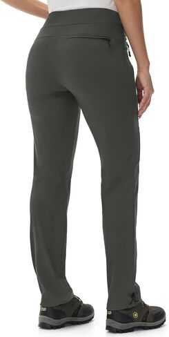 Rdruko Women's Hiking Pants Quick Dry Lightweight Water Resistant Outdoor Pants Athletic Joggers with Zipper Pockets in Saudi Arabia