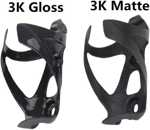 قفص زجاجة الكربون RXL SL قفص زجاجة من ألياف الكربون من الكربون MTB دراجة الطريق دراجة زجاجة ماء حامل سوبر ضوء 3K قفص الكربون اللامع (أحمر) in Kuwait