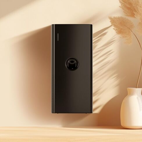 ماكينة هواء معطرة للمنزل، موزع روائح لاسيدول بدون ماء مع هواء بارد تيك، موزع روائح مجموعة الفنادق، سعة 120 مل، تغطية 800 قدم مربع للمنزل، المكتب، المنتجعات الصحية، السيارة، تعمل بالبطارية والتوصيل (أسود) in Kuwait