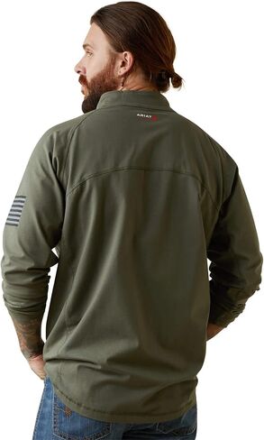 ARIAT Men's Fr Combat Stretch Patriot 1/4 Zip Work Shirt in Saudi Arabia