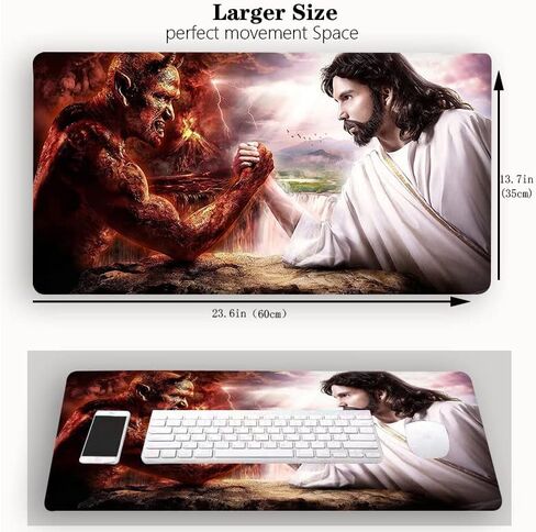 MTG Playmat, Game Mat 24 x 14 inches for MTG DTCG CCG RPG Trading Card Inked Game Playmats Smooth Rubber Surface Battle Game in Kuwait