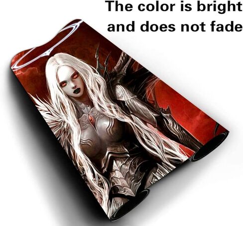 MTG Playmat, Game Mat 24 x 14 inches for MTG DTCG CCG RPG Trading Card Inked Game Playmats Smooth Rubber Surface Battle Game in Kuwait