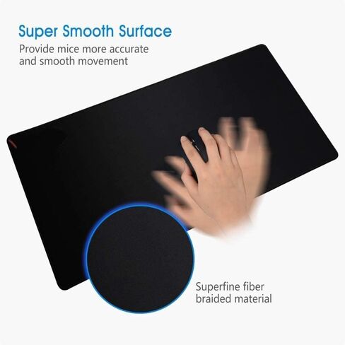 MTG Playmat, Game Mat 24 x 14 inches for MTG DTCG CCG RPG Trading Card Inked Game Playmats Smooth Rubber Surface Battle Game in Kuwait