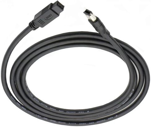 CREATOR FireWire 800 إلى 400 9 دبوس إلى 6 دبوس كابل 6FT، IEEE 1394b FireWire 800 9p إلى 6p سلك التقاط 1.8 متر in Kuwait