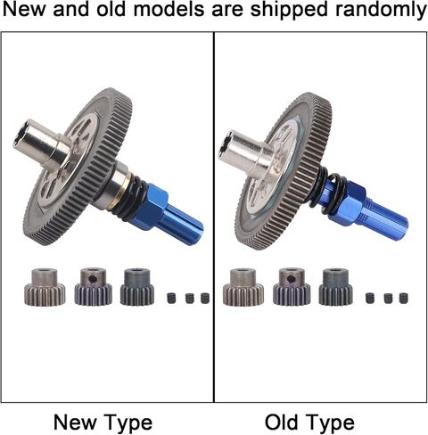 RC Car Gear Set, Differential Pinions Gear Slipper Gear Set Differential Upgrade Parts Metal Gear Assembly for Arrma Senton 1/10 for Granite (Blue) Arrma in Kuwait