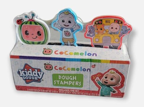 CoComelon Molded Figure Stamper and Dough - Fun Kids Modeling Dough for Arts and Crafts and Modeling Figures, Birthday Party, Stocking Basket Stuffers Toys for Kids - 3 Ounces in Saudi Arabia