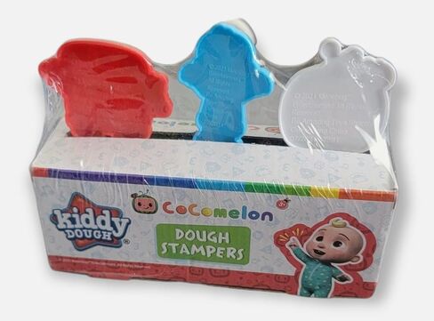 CoComelon Molded Figure Stamper and Dough - Fun Kids Modeling Dough for Arts and Crafts and Modeling Figures, Birthday Party, Stocking Basket Stuffers Toys for Kids - 3 Ounces in Saudi Arabia