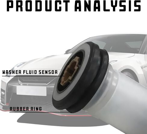 مستشعر سائل غسيل الزجاج الأمامي للسيارة، استبدال مستشعر سائل ممسحة الزجاج الأمامي الاحترافي OEM#289111E400 2502-306621، ملحقات المركبات المتوافقة مع 350Z 370Z GT-R in Kuwait