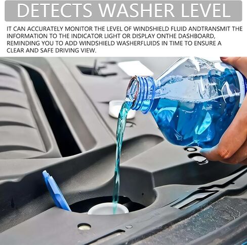 مستشعر سائل غسيل الزجاج الأمامي للسيارة، استبدال مستشعر سائل ممسحة الزجاج الأمامي الاحترافي OEM#289111E400 2502-306621، ملحقات المركبات المتوافقة مع 350Z 370Z GT-R in Kuwait