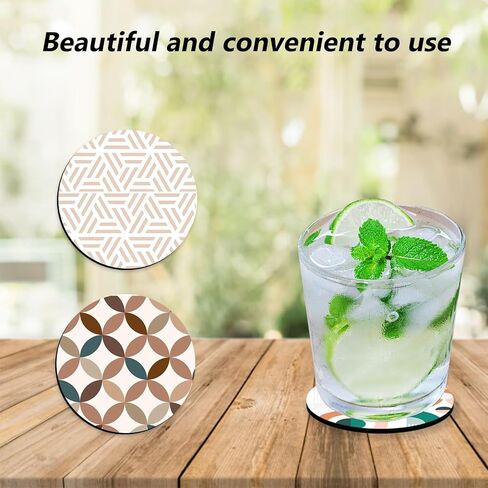 50 Pcs Sublimation Blank Cup Coasters, 4x4 Inch Neoprene Blank Cup Mat for Sublimation Transfer Heat Press Printing DIY Crafts (Round) in Saudi Arabia
