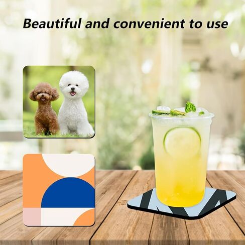 50 Pcs Sublimation Blank Cup Coasters, 4x4 Inch Neoprene Blank Cup Mat for Sublimation Transfer Heat Press Printing DIY Crafts (Round) in Saudi Arabia