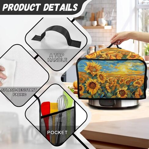 Aztec Air Fryer Cover Dust Cover Small Appliance Covers Home Decor Insulated Appliance Dust Covers for Women Gift Cooker Appliance Cover in Saudi Arabia