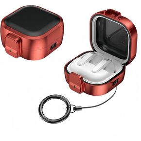 Case Compatible with Samsung Galaxy Buds 4 & Galaxy Buds 4 Pro (2026) with Secure Lock Clasp, Wireless Charging, Shockproof Protector with Anti-Lost Rope & Carabiner, Earbud Accessories for Men Women in Saudi Arabia