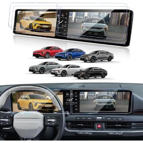 Designed for 4PCS 2026 2025 Kia K4 Screen Protector 12.3 inch Navagation + Guage Cluster Nano Soft Protective Film for 2026 2025 Kia K4 [LX/LXS/EX/GT-Line Turbo/Hatchback] Accessories in Saudi Arabia
