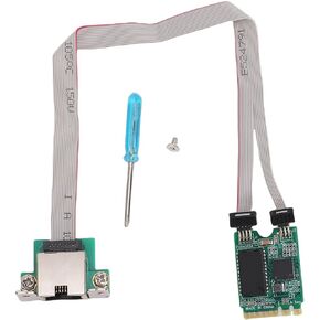 ciciglow M.2 A + E Key 2.5G Gigabit Ethernet Network Card, 1000M 100Mbps RJ45 Port Industrial Control Card for Wins Vista 7 8 10 11 in Kuwait
