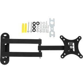 Balacoo Adjustable Tv Wall Mount Rack with Articulating Arm for 10-27 Inch LCD Monitors and Tvs, Rotating Tilt Monitor Bracket Compatible with Home and Office Wall Installation in Kuwait
