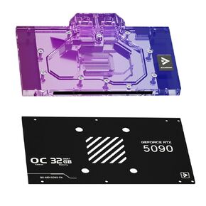 وحدة معالجة الرسومات Barrow Water Block لـ MSI RTX 5090 Ventus 3X/Ventus 3X OC، وحدة معالجة الرسومات الجرافيكية ذات الغطاء الكامل Waterblack تتضمن لوحة خلفية، قاعدة تبريد نحاسية، مصممة لتبريد مياه الألعاب عالية التحميل in Kuwait