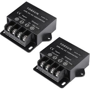 2-Pack 12V to 5V Converter DC 12V 24V to 5V Converter 10A 50W Step Down Converter Adapter DC Voltage Reducer Regulator Power Supplies Transformer Module in Saudi Arabia