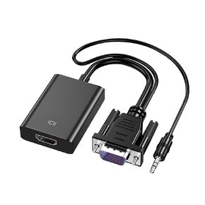 VGA to HDMI Adapter Cable 1080P VGA Male to HDMI Female High-Definition Cable for Computer Hosts,Monitors,Televisions,etc in Kuwait