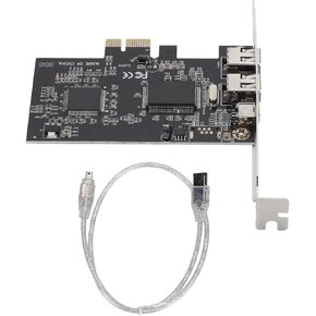 Semme PCIE to 3 Port 1394A Firewire Riser Card with Dual Chip Design 800Mbps Expansion Adapter for and Versatile Device Connectivity in Kuwait