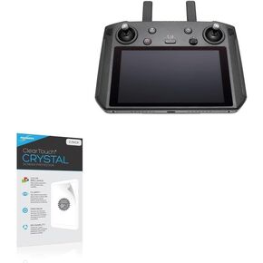 واقي شاشة BoxWave متوافق مع وحدة التحكم الذكية DJI - ClearTouch Crystal (عبوتان)، غلاف فيلم HD - واقي من الخدوش in Kuwait