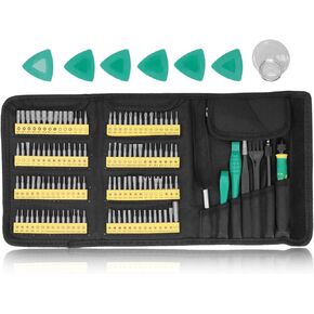 Electronics Screwdriver Set, Accurate Repair Tool Kit with Multi Bits, Vanadium Steel - Wear, Complete Accessories, Ideal for Computer and Mobile Phone Maintenance in Kuwait