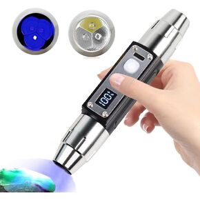 Longwave & Midwave & Shortwave UV Light Flashlight 254nm 310nm 365nm Minerals Phosphor Detector UVA UVB UVC Blacklight Jade Detection White LED Torch Lamp in Kuwait