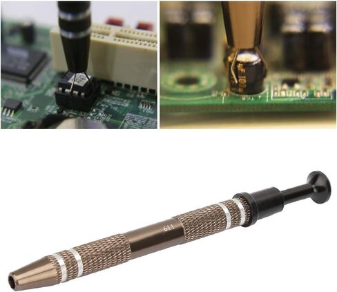 أداة التقاط شرائح IC دقيقة معدنية احترافية بأربعة مخالب IC لإصلاح الإلكترونيات وعمل PCB، مقبض مريح مضاد للانزلاق 4.53 بوصة in Kuwait