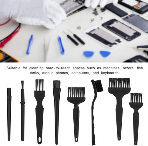 Kikumi Repair Kit for Computer Brushes for Mobile Phones Portable Antistatic Cleaning Brush Black in Kuwait