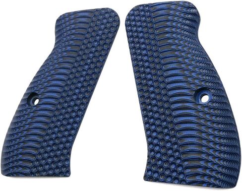 Cool Hand G10 Grips for CZ 75/85 Compact, CZ P-01, P100, C100, Tristar T100, CZ PCR, CZ 75 D, Black Gun Grips Screws Included, Aggressive OPS Texture in Saudi Arabia
