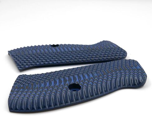 Cool Hand G10 Grips for CZ 75/85 Compact, CZ P-01, P100, C100, Tristar T100, CZ PCR, CZ 75 D, Black Gun Grips Screws Included, Aggressive OPS Texture in Saudi Arabia