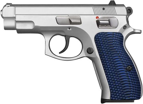 Cool Hand G10 Grips for CZ 75/85 Compact, CZ P-01, P100, C100, Tristar T100, CZ PCR, CZ 75 D, Black Gun Grips Screws Included, Aggressive OPS Texture in Saudi Arabia